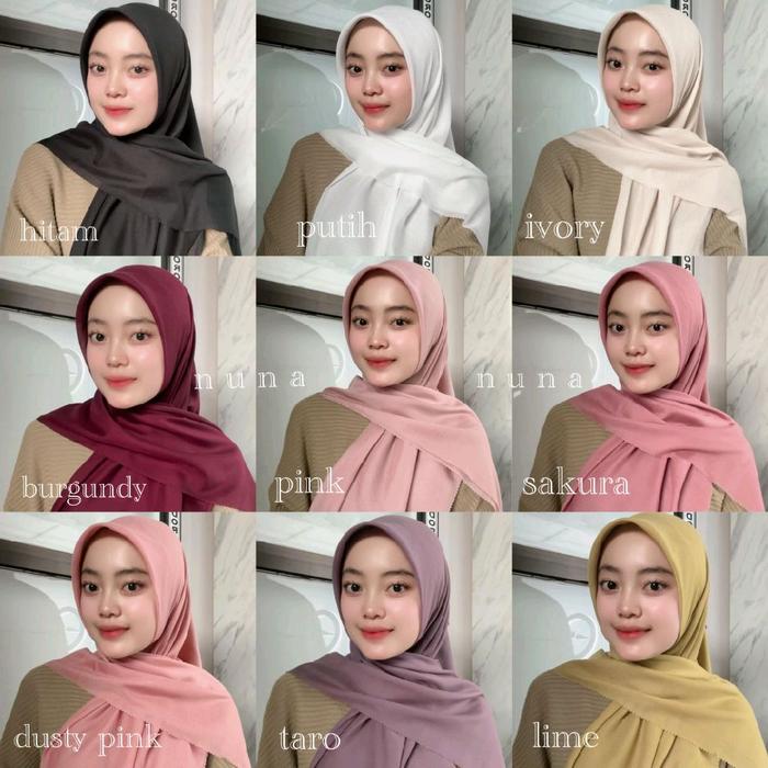 LASERCUT JP/JOURNEYSCARVERS POLOS/JOURNEY ORI HIJAB SEGIEMPAT BAHAN VOAL