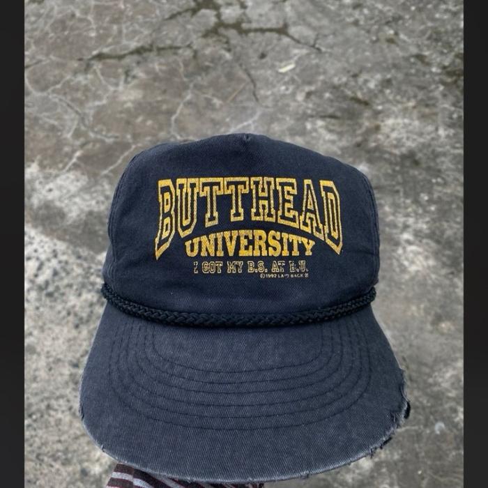 Vintage Butthead University Snapback Cap
