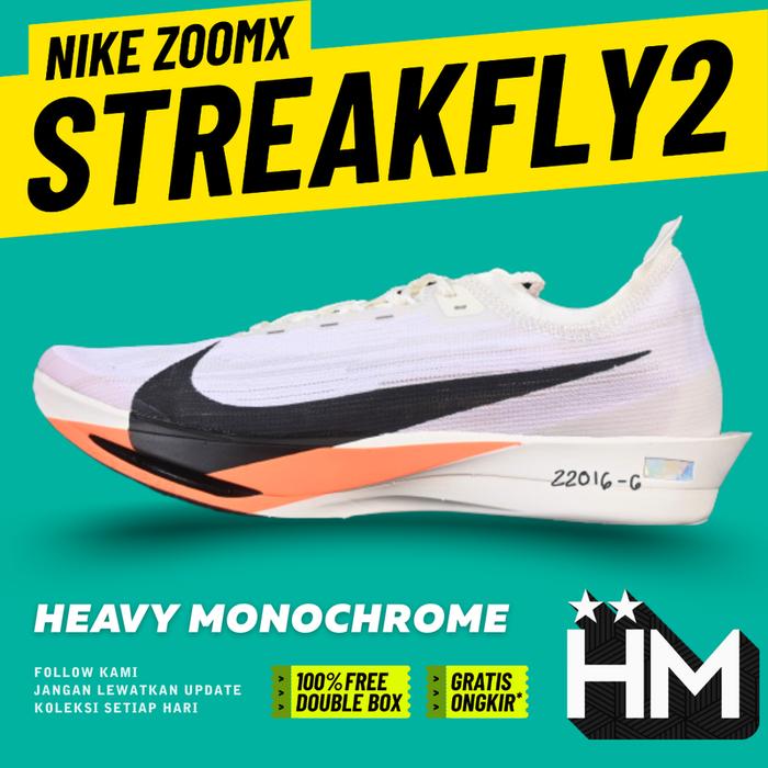Streakfly 2 ZoomX Proto Sail Total Orange HF6417-100 (Size 36-45) Running Shoes Sepatu Lari Sneaker