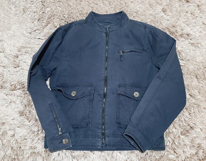 Jaket Outer The Executive Navy Bagus