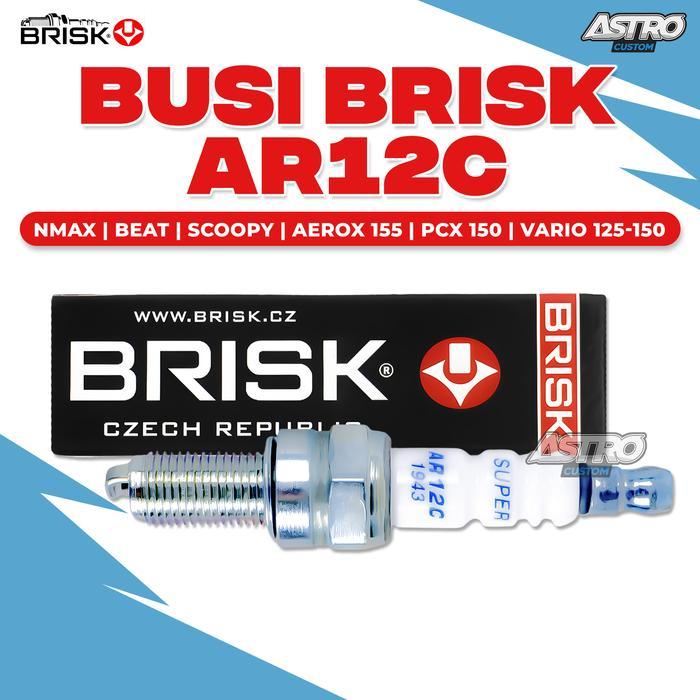 Brisk Busi AR12C NMAX Aerox Lexi 155 New OLD Vario 125 PCX ADV 150 Blade Busi Racing