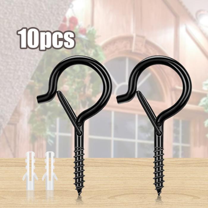10set Sekrup Pengait Sekrup Anting Kait Lampu Skrup Sekrup Anting
