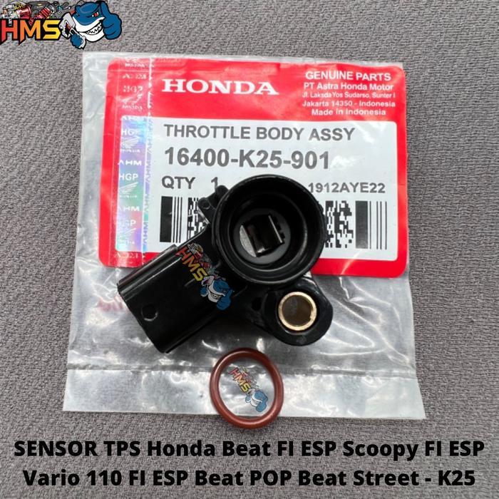 SENSOR TPS HONDA BEAT FI ESP SCOOPY FI ESP VARIO 110 FI ESP BEAT POP BEAT STREET - K25