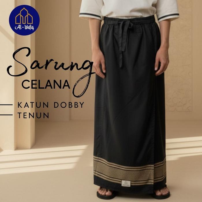 Sarung Celana Al Wafiq Dobby Bahan Katun Dobby Premium Motif Tenun