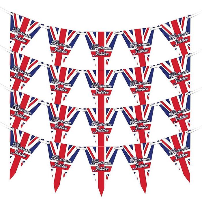 Queen Platinum Jubilee Flags Union Jack Vintage British Union Jack