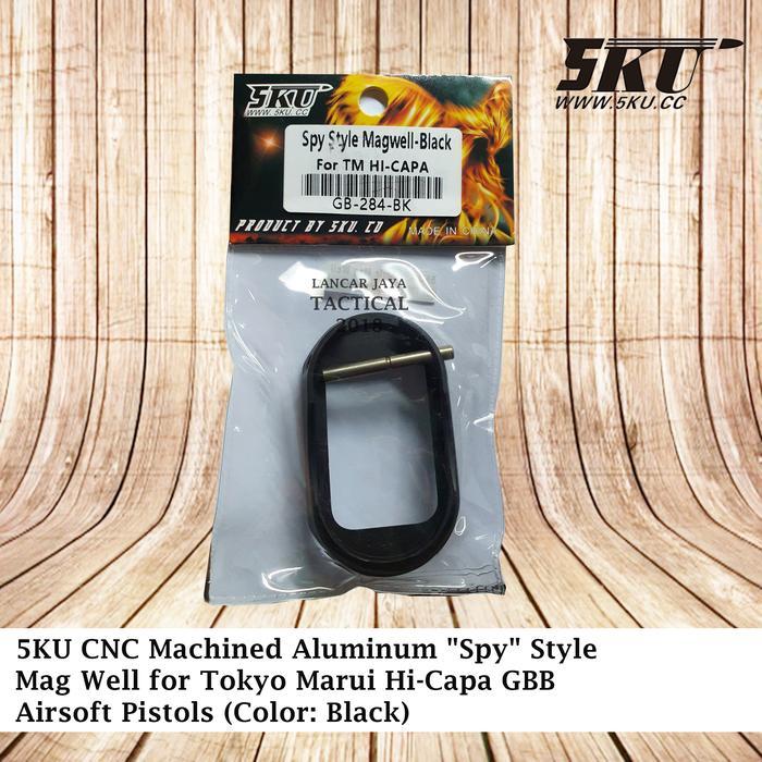 5KU CNC MACHINED ALUMINUM "SPY" STYLE MAGWELL HI-CAPA TOKYO MARUI