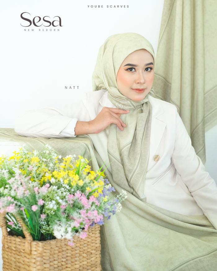 Sesa Scarf - Hijab segiempat motif