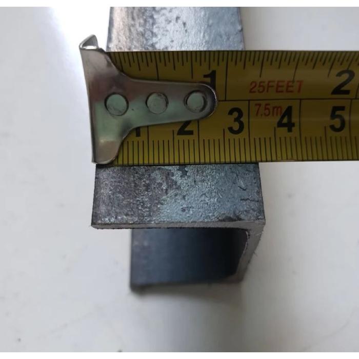 Besi Unp 5Cm X 3Cm Tebal 3,6Mm Panjang Custom