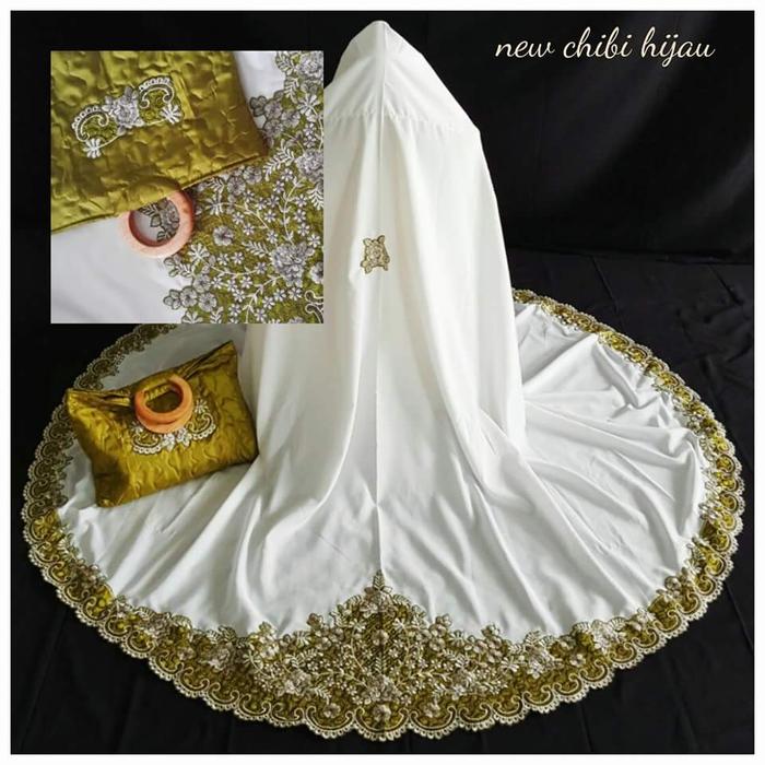 Mukena bordir daily Rosella chibi Bunga