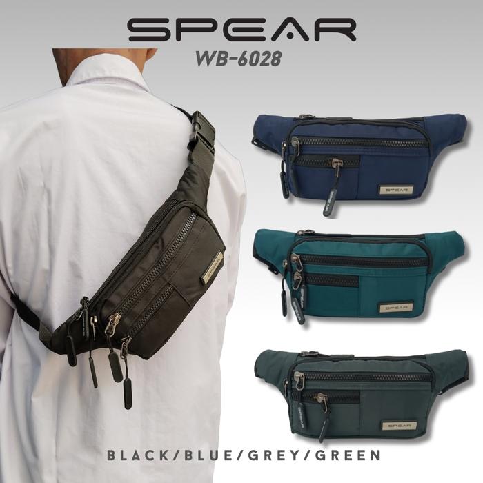 SPEAR | WB-6028 | Tas Pinggang Pria Anti Air Waistbag Wanita Tas Distro Pria WB