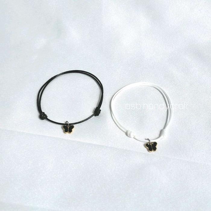 Gelang kupu kupu Hitam / Gelang Kupu Kupu