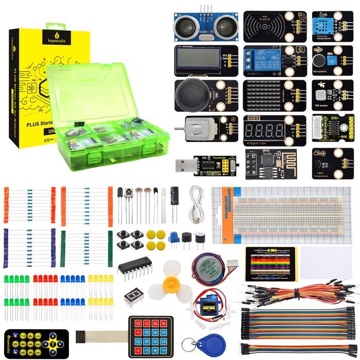 Keyestudio Ultimate Iot Super Starter Kit For Arduino Kit Electronics Diy Project Scratch /C ++ Prog