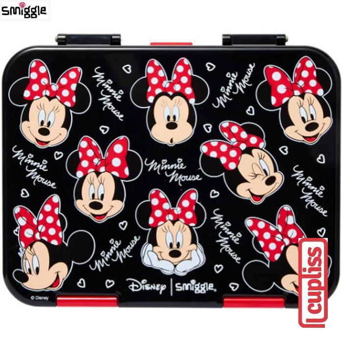 KOMPLIT SMIGGLE Lunch Box Bento 445072 Minnie Mouse Happy Large