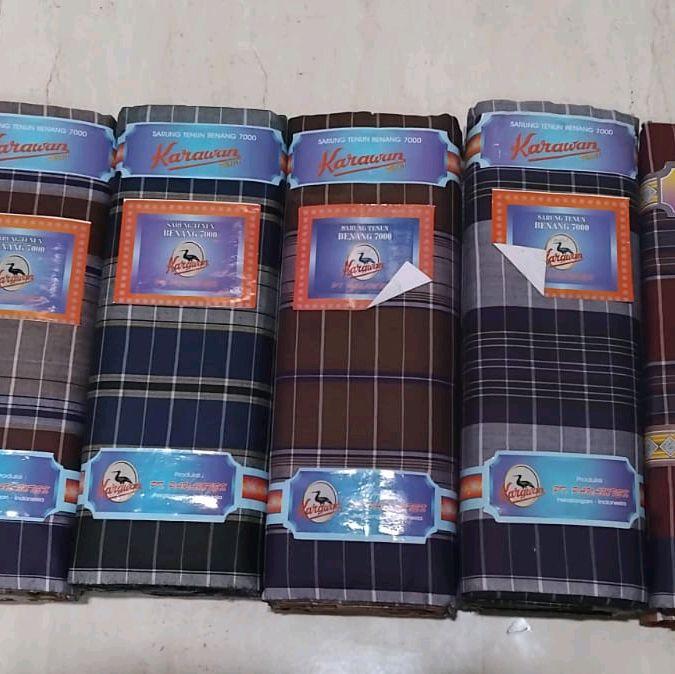 sarung karawan tanpa dus,sarung jadul motif kotak