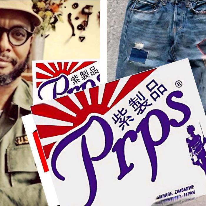 PRPS Broken Denim .Made in Japan . Non selvedge .USA