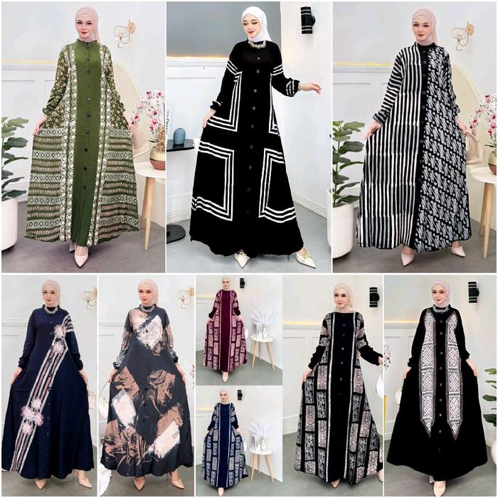 KANCING JUMBO SERIES || Gamis Twill Ori || Kancing (Busui) || Cap Malaman || by Alena Batik