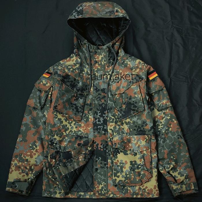 Jaket Parka Jerman Flecktarn