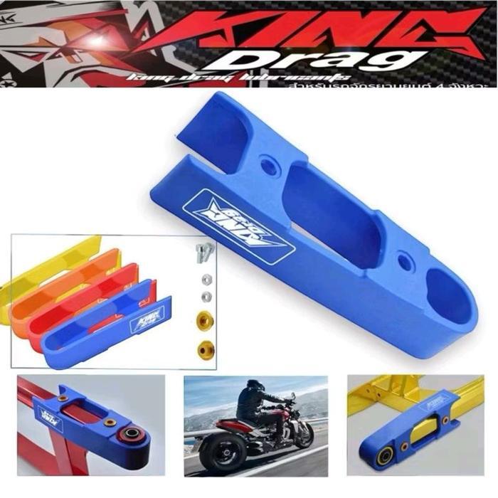 karet pelindung swing arm tutup getah rantai dan pelindung lengan ayun motor king drag - merah