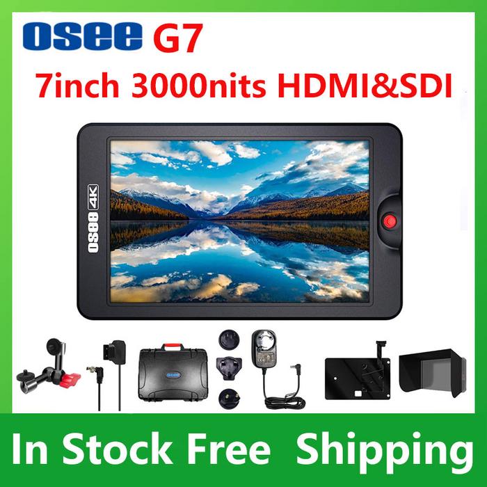 OSEE G7 Monitor 7 Inch Ultra-Bright 3000 Nits DSLR Camera Field HDR