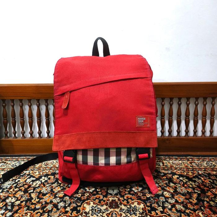 tas ransel ellesse warna merah backpack
