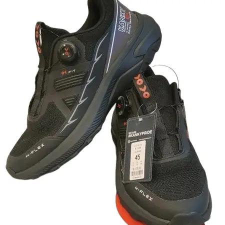 KANKY SPORTSTYLE K-FLEX SEPATU SPORT CASUAL - Full Black Size 45