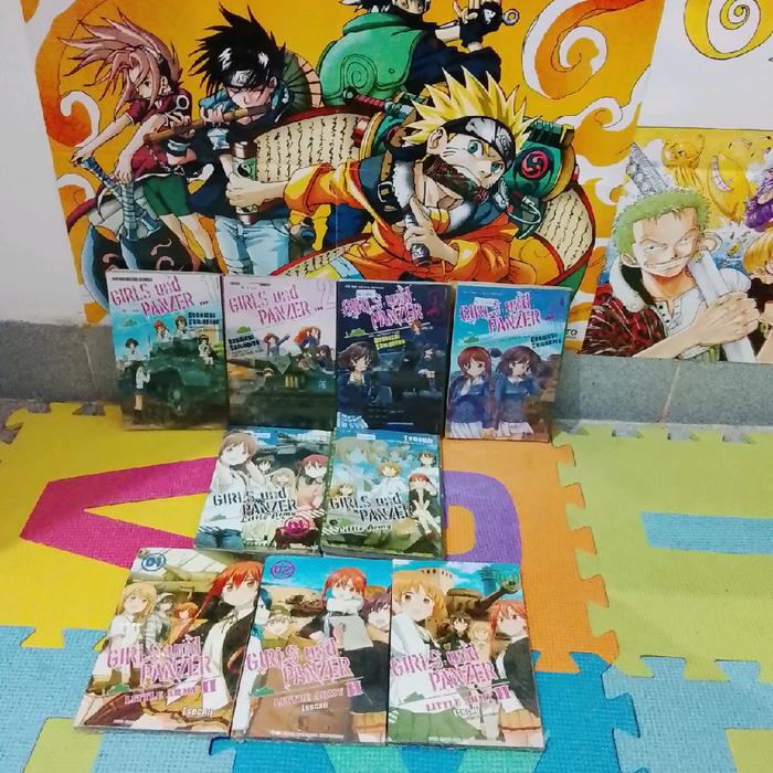 komik full set tamat girls und panzer 1-4 end + girls und panzer little army 1-2 end + girls und pan