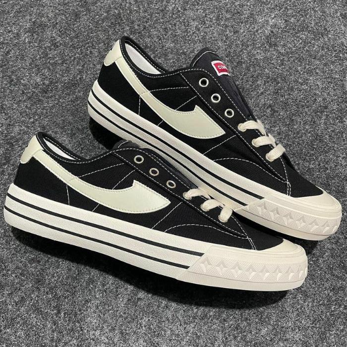 Compass Retrograde Low White Blue sepatu pria/wanita sekolah  kerja  olahraga  healing kekinian|comp
