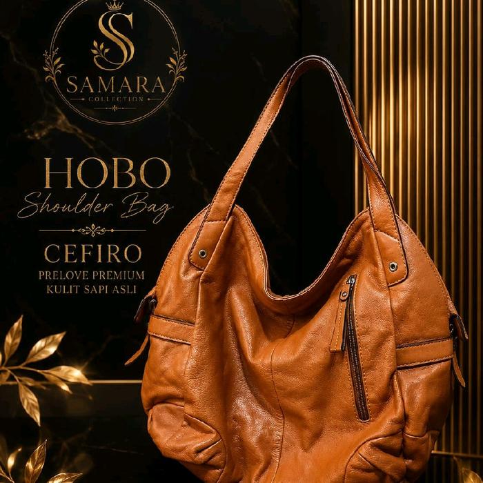 Tas Shoulder Bag Wanita CEFIRO Kulit Sapi Asli Preloved