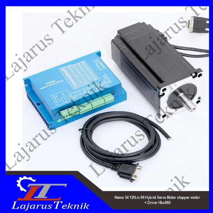 Nema 34 86 Hybrid Servo Motor stepper motor + Driver Hbs860