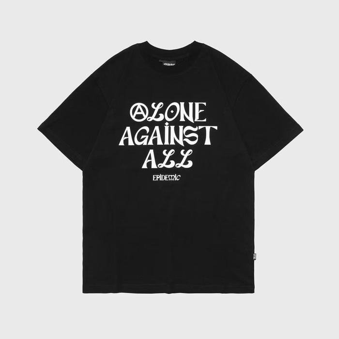 EPIDEMIC TSHIRT - ALONE BLACK