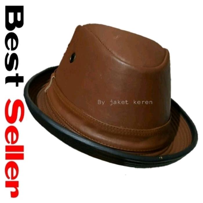 COD Topi Full kulit / topi Tompi / Topi Fedora / Topi Laken / topi zazz Pria / topi coboy / Topi Kul