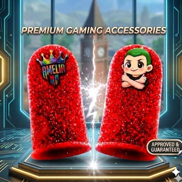 Sarung Jempol Gaming p4 Reffectiv Aksesoris Game Free Fire-Mobile Legends Bahan Baru Kualitas 100% g