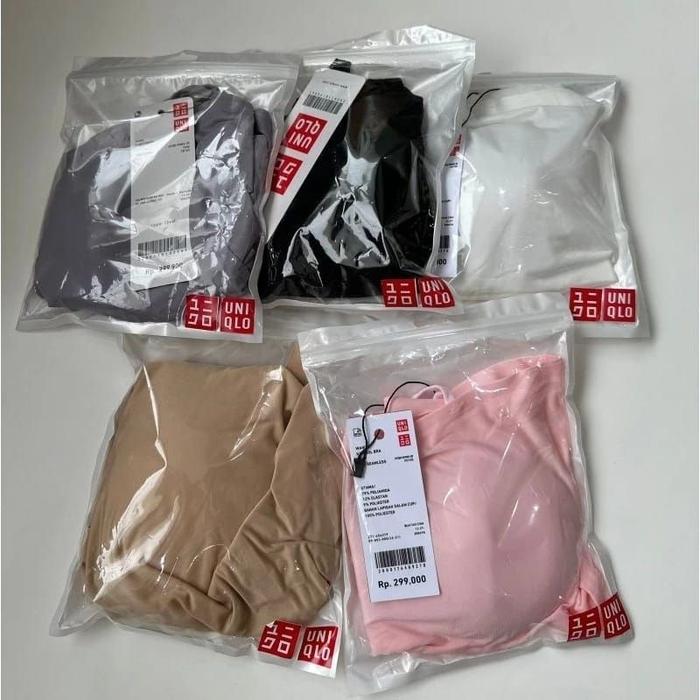 BEST SELLER TANKTOP BRA UNIQLO - KAMISOL BRA CROP UNIQLO