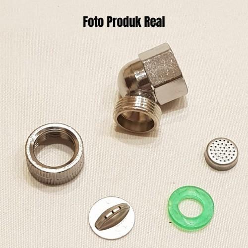 2pcs/set Kepala Nozzle Bengkok 45Derajat kepala nozzle sprayer nozzle sprayer kuningan nozel spuyer