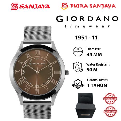 Jam Tangan Giordano 1951-11 Pria Original Garansi Resmi 1 tahun Stainless Steel