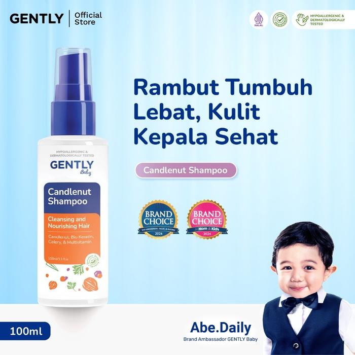 Gently Candlenut Shampoo | Shampoo Kemiri Bayi Dan Anak | Non Sls/Sles