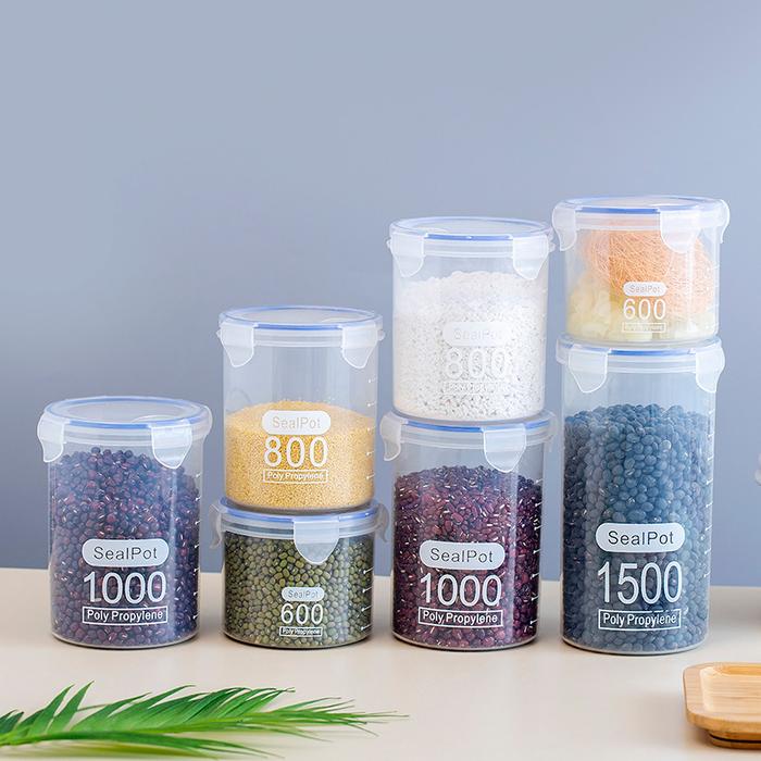 Large Sealed Transparent Plastic Sealed Cans Milk Powder Cans