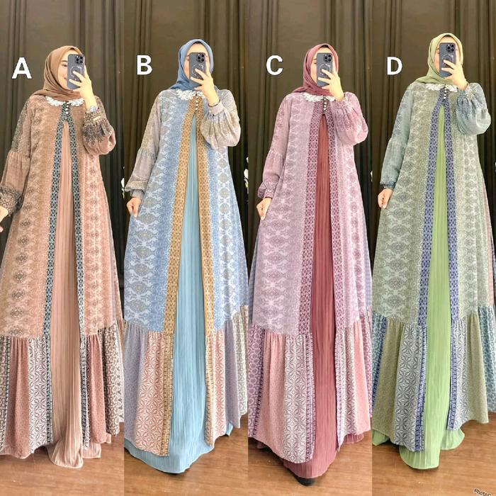 haniya set outer by Poppy syari original