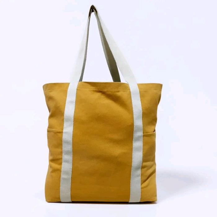 Asos Mustard Unisex Shopper / Tote Bag