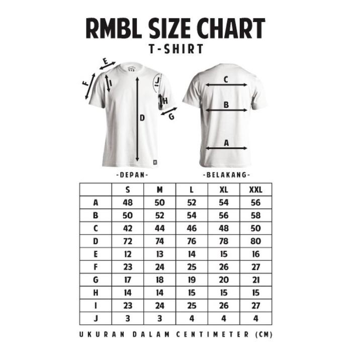 Size Chart Rumble RUMBLE BALI