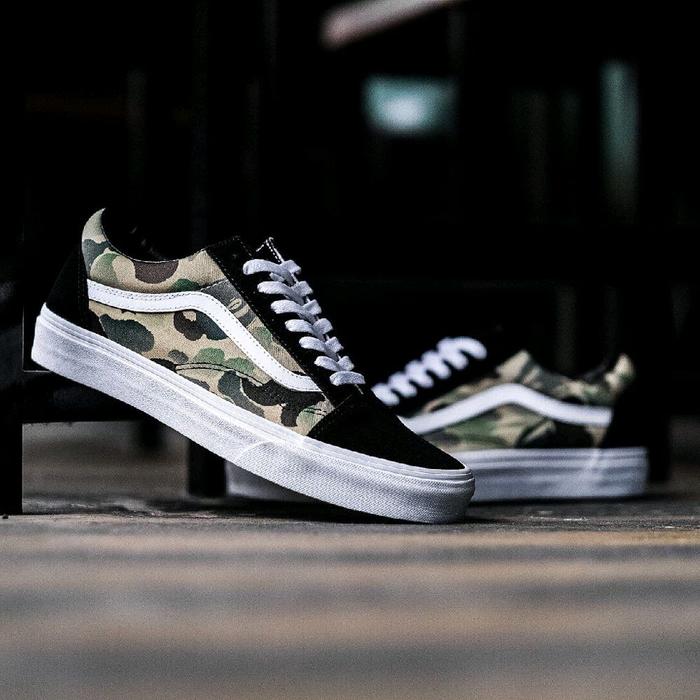 Vans Old Skool x Bape Exclusive Custome Camo