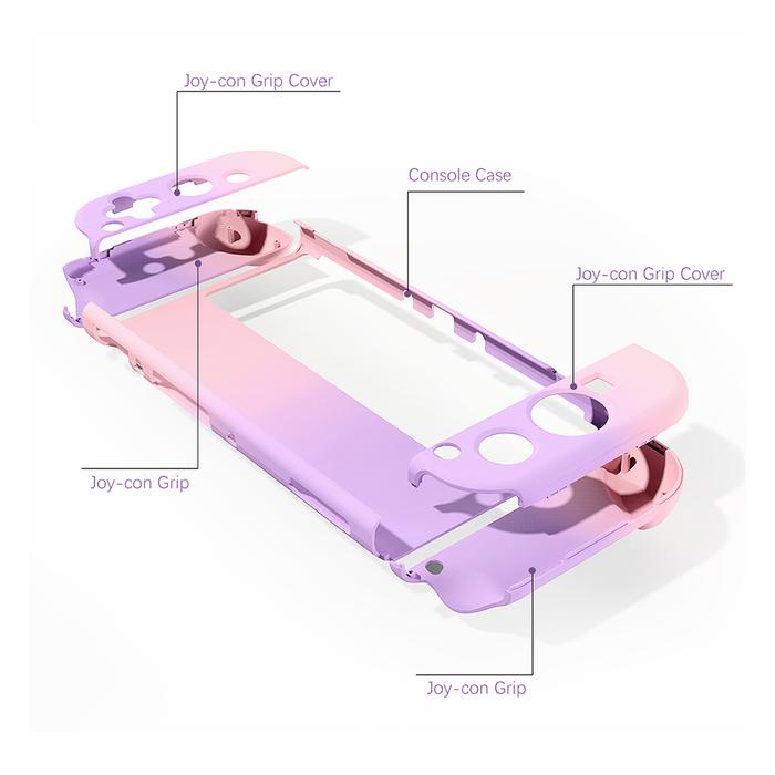Hard Shell Cover Case for Nintendo Switch OLED & Joycon Controller