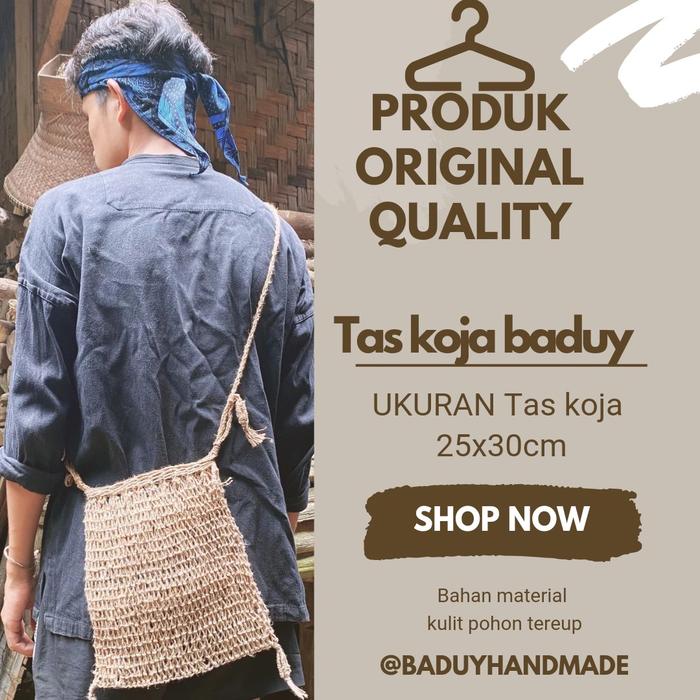 COD tas koja baduy tas rajut Selempang Pria