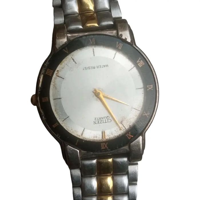 jam tangan pria Citizen Quartz | jam tangan jadul lawas | jam tangan klasik kuno - Watches
