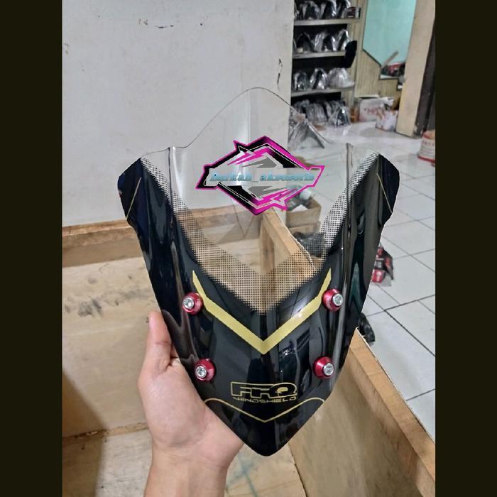 VISOR YAMAHA VIXION NVA ADVANCE MODEL BLACKSERIES TERBARU WINDSHIELD VIXION NVA PLUS BAUD VARIASI MO