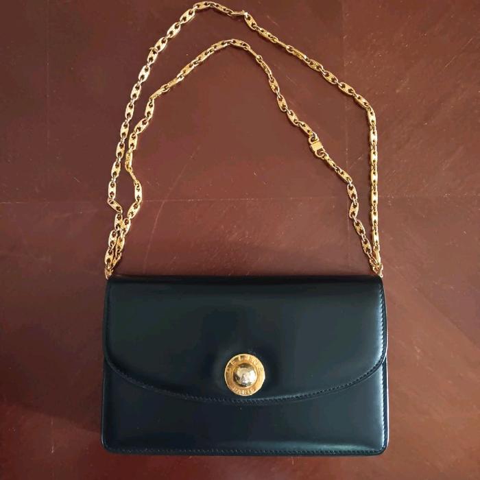 Tas CELINE Vintage Star Ball Logo Second Asli (Original)