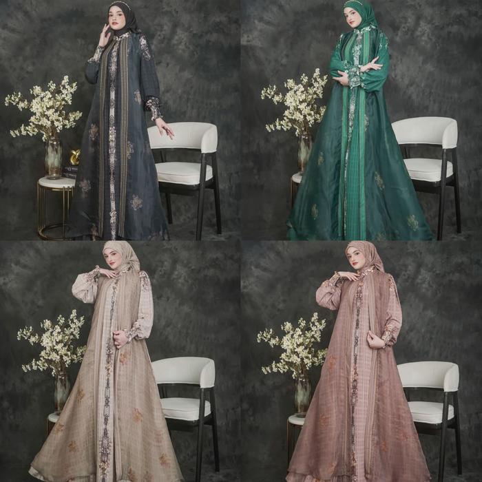 RAYNA SERIES BY NEFIRNA SYARI / GAMIS SET TERBARU / GAMIS SET HIJAB MEWAH