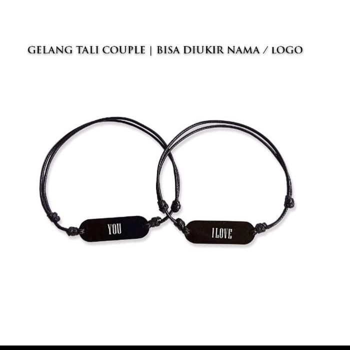 Gelang Akrilik bisa di ukir nama