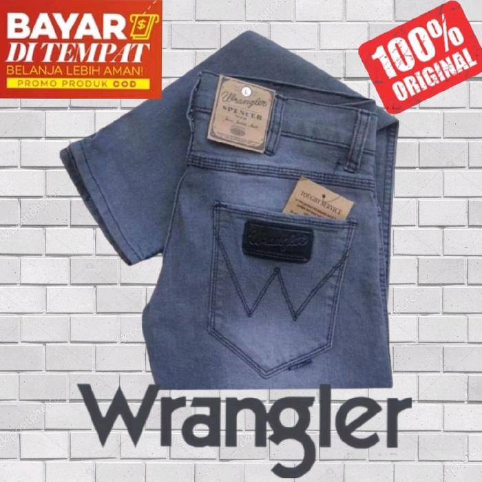 PSD {BISA COD} TERBARU WRANGLER Slim fit BAHAN MERAL Original Premium Distro Celana Jeans Pria Stret