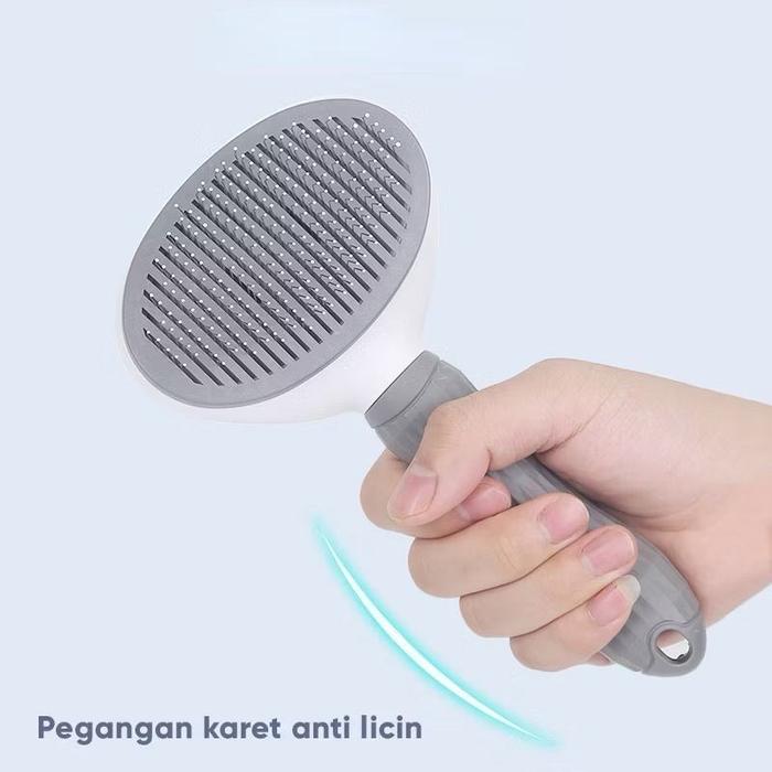 FAUS Sisir Grooming Hewan Anjing Kucing Sisir Bulu Pet Grooming Brush Sisir Peliharaan Pet Brush